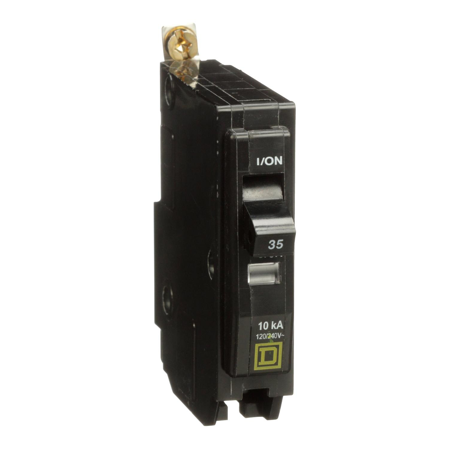 Product image for MINI CIRCUIT BREAKER, QO, 45A, 1 POLE, 120/240VAC, 10KA, BOLT ON