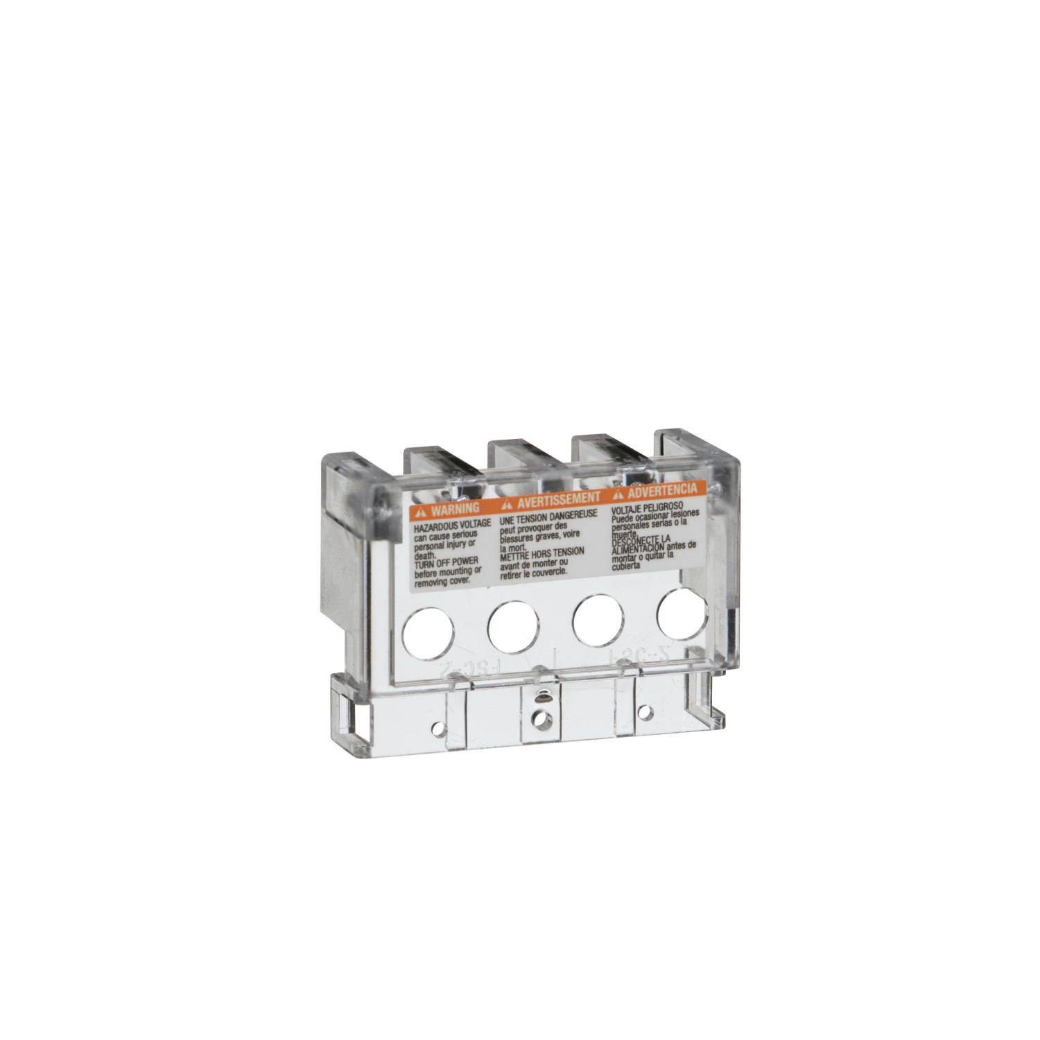 Product image for TRANSFORMER ACCESSORY, TF, TERMINAL COVER, T250 TO T5000, 2 COVERS PER KIT, ORDER QUANTITY 10