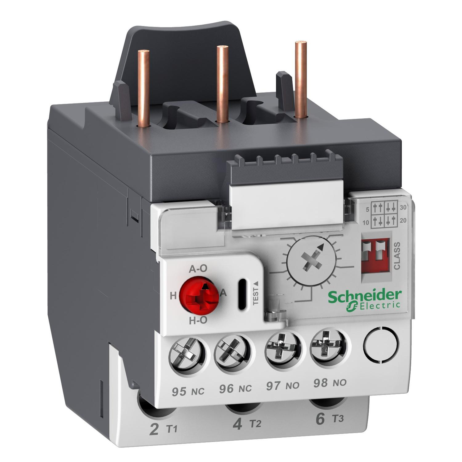 Product image for OVERLOAD RELAY, TESYS LRD, MOTOR PROTECTION, 1.6A TO 8A, 3 PHASE, WITHSTAND 6KV IMPULSE, 2KV SURGE, ELECTRONIC THERMAL
