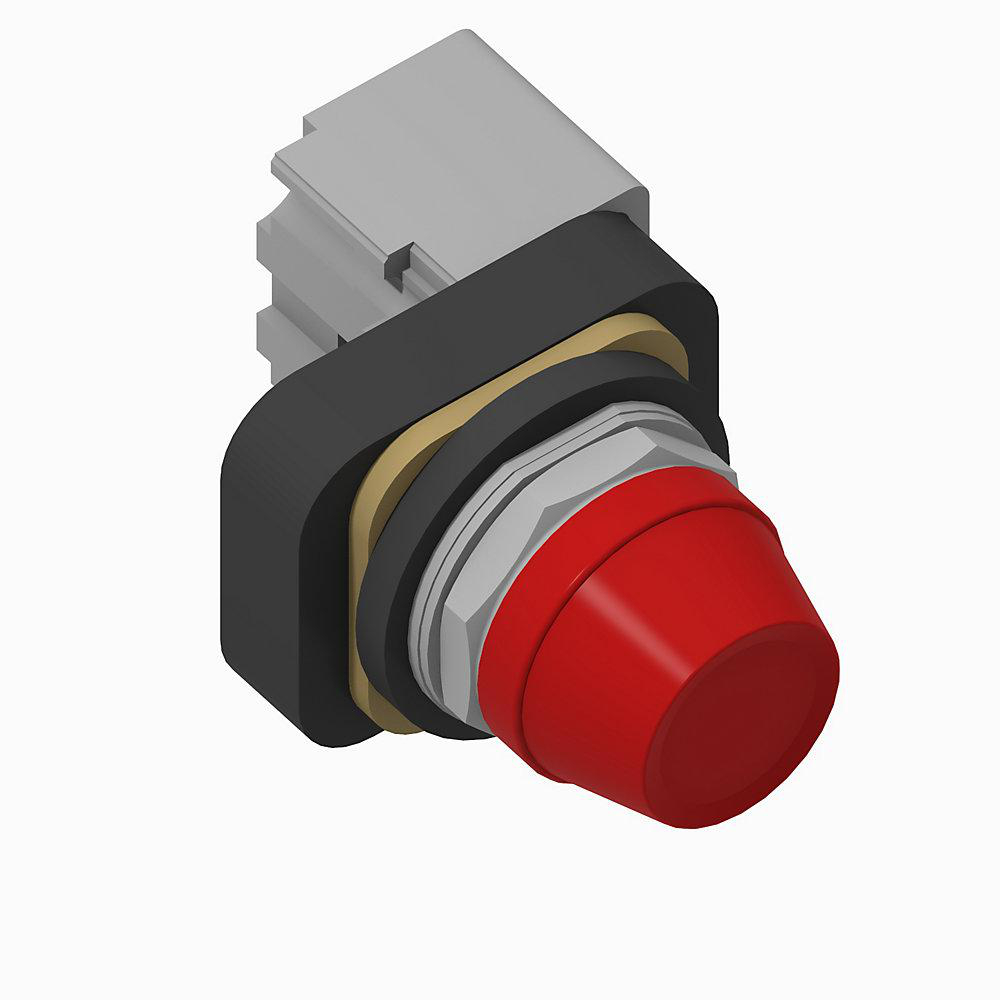 Product image for Pilot light with LED lamp red 600VAC