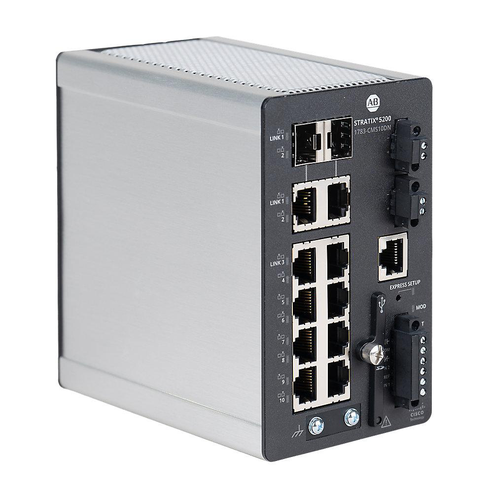 Product image for ABRA 1783-CMS10B STRATIX 5200 10 PORT SWITCH