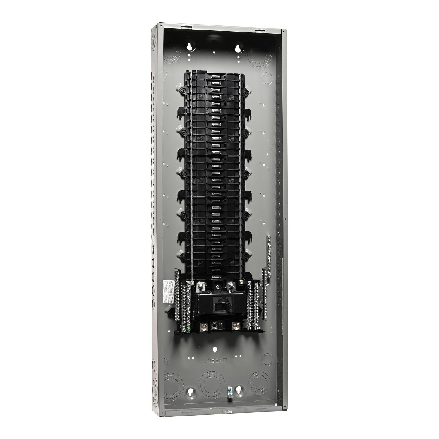 Product image for LOADCENTRE, QO CANADIAN, 1 PHASE, 60 SPACES, 80 CIRCUITS, 200A MAIN BREAKER, PON, NEMA1, COMBO COVER, CSA