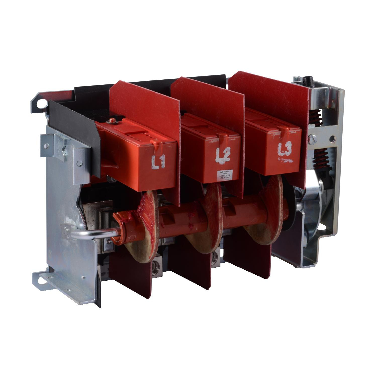 Product image for OPERATING MECHANISM, FLANGE MOUNTED, VARIABLE DEPTH, 200A, 600 V, NO FUSE, SWITCH MECHANISM, 6 INCH HANDLE, NEMA 4