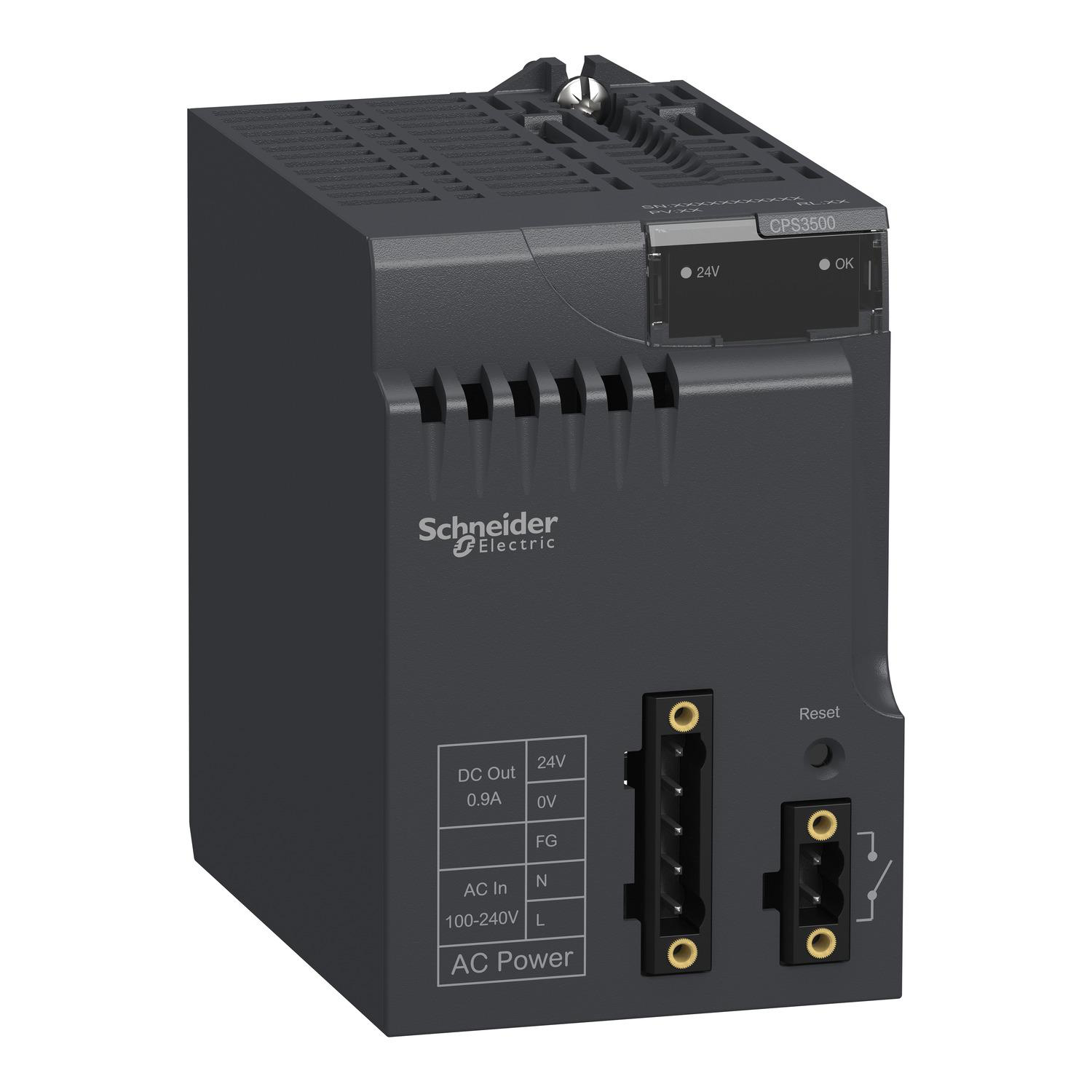 Product image for POWER SUPPLY MODULE, MODICON X80, 100 TO 240V AC, 36W