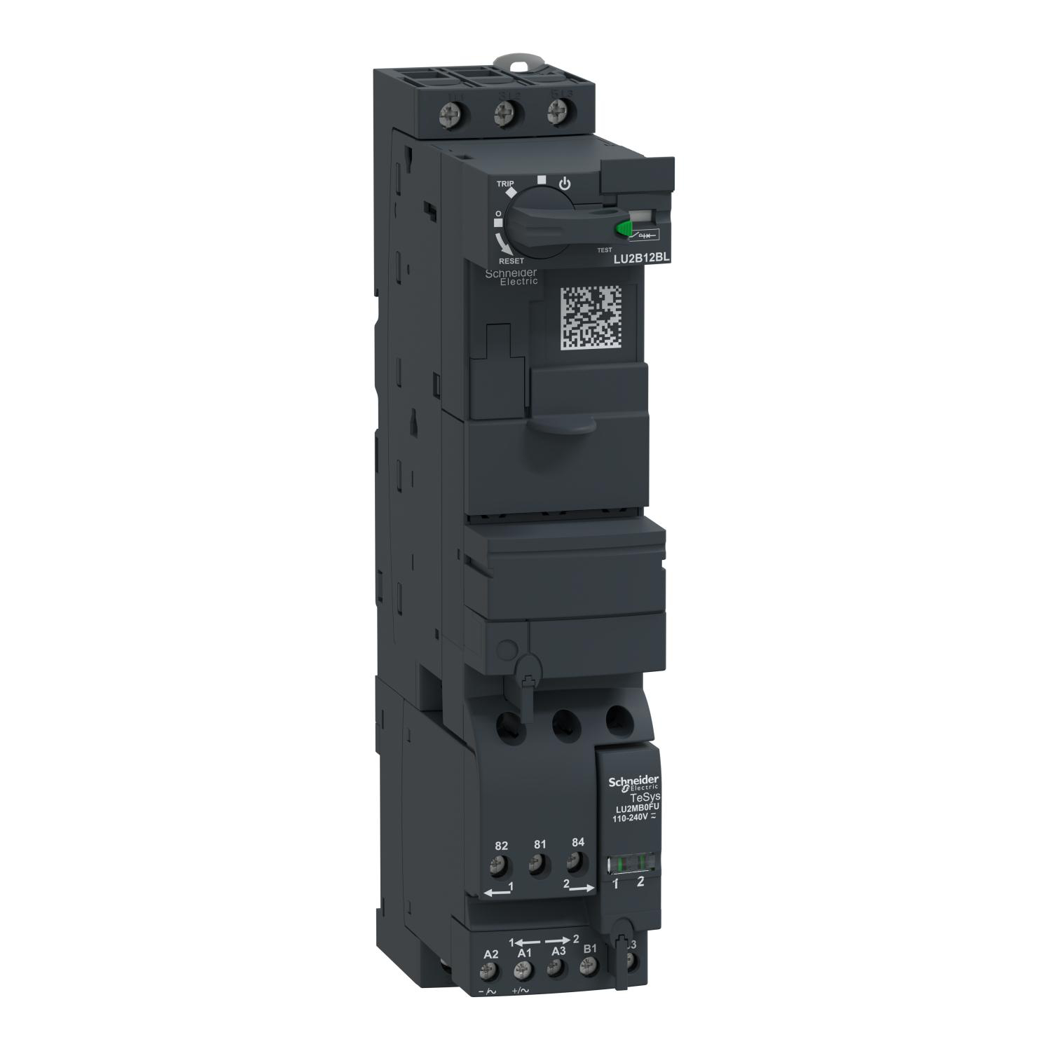 Product image for REVERSING POWER BASE, TESYS ULTRA, 3P, 12A/690V, COIL 24VDC