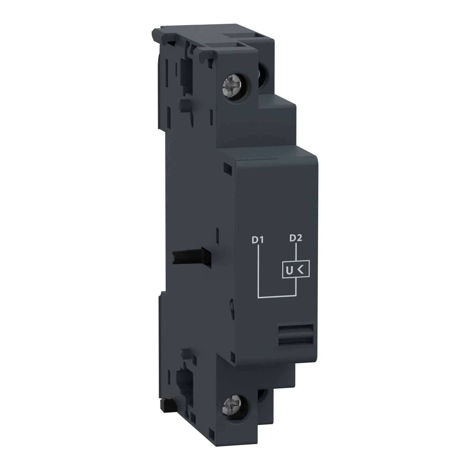 Product image for UNDERVOLTAGE RELEASE (MN), TESYS DECA, 500V AC 50HZ / 600V AC 60HZ