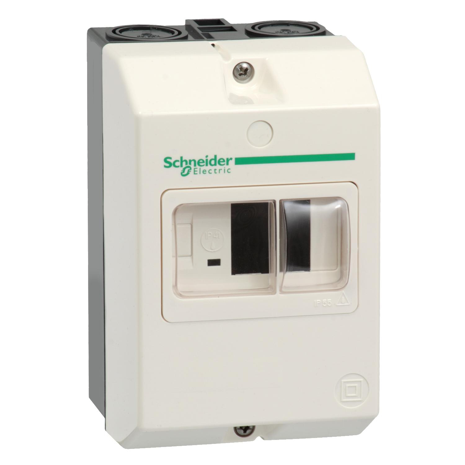 Product image for ENCLOSURE FOR TESYS GV2ME, TESYS GV2 IP55 FOR TEMPERATURE <=5....C