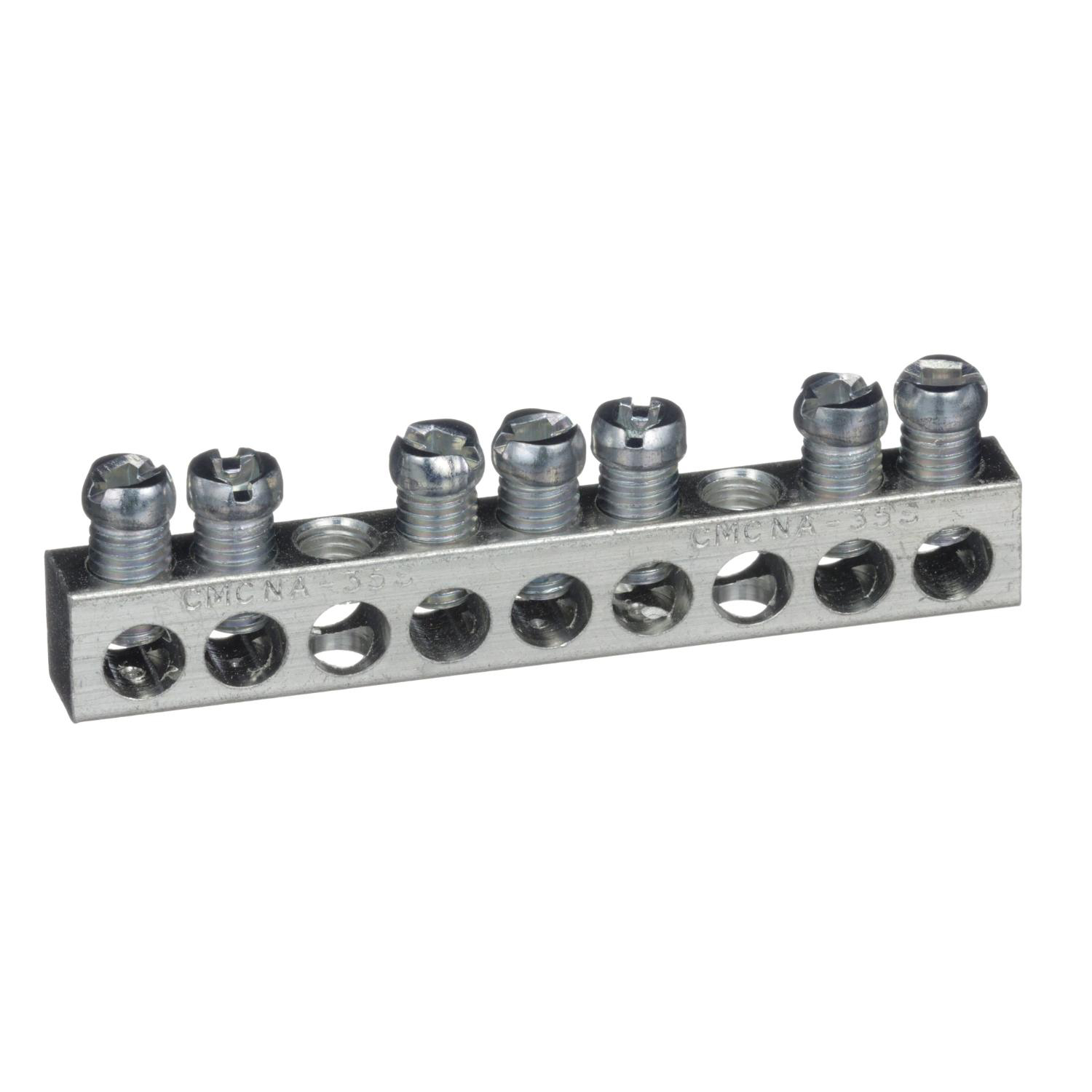 Product image for LOAD CENTER ACCESSORY, QO/HOMELINE, GROUND BAR KIT, 7 TERMINALS