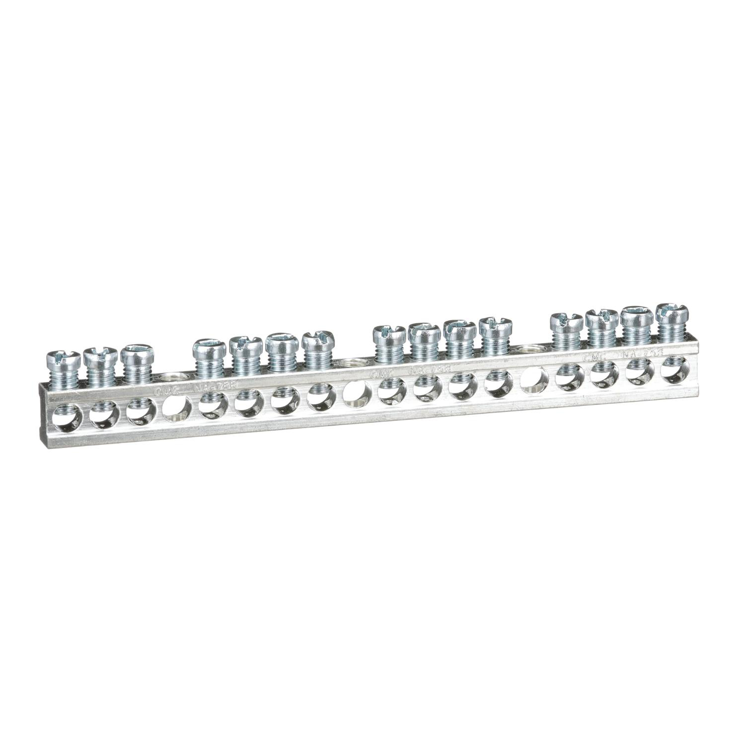 Product image for LOAD CENTER ACCESSORY, QO/HOMELINE, GROUND BAR KIT, 15 TERMINALS