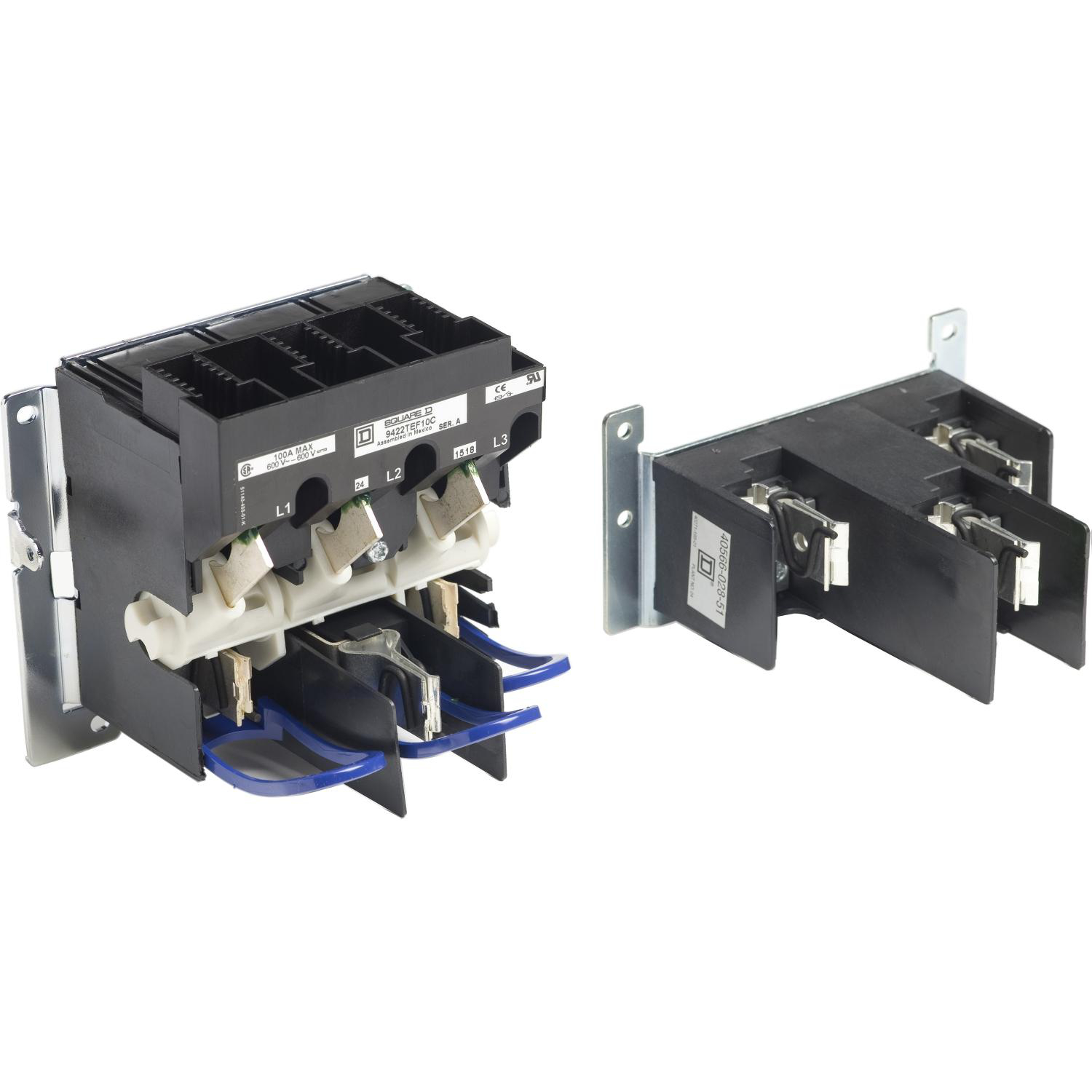 Product image for OPERATING MECHANISM, FLANGE MOUNTED, VARIABLE DEPTH, 100A, 600V, H, K, J, R FUSEHOLDER, CABLE OPERATED SWITCH MECHANISM