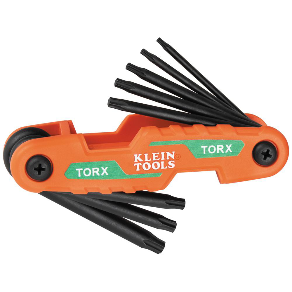 Product image for KLEIN 70540T TORX HEX KEY FOLDING 8PIECE