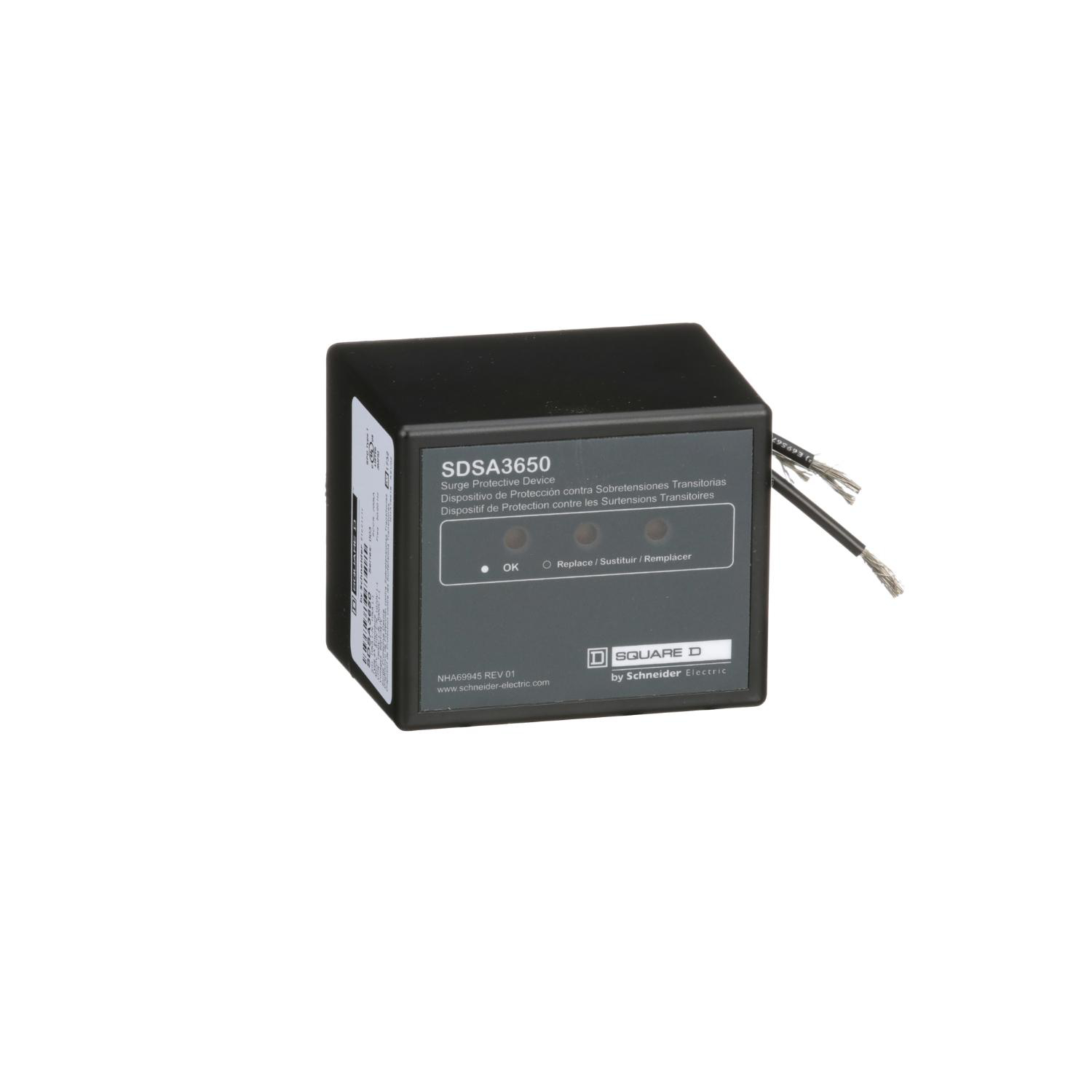 Product image for SURGE PROTECTION DEVICE, SURGELOGIC, 50KA, 600Y/347VAC, 3 PHASE, 4 WIRE, NEMA 4X