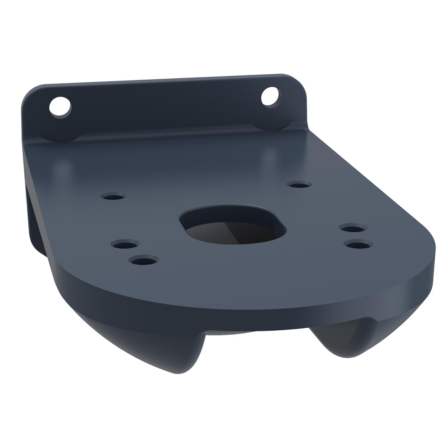 Product image for FIXING PLATE FOR USE ON VERTICAL SUPPORT FOR MODULAR TOWER LIGHTS, HARMONY XVU, BLACK, 60MM