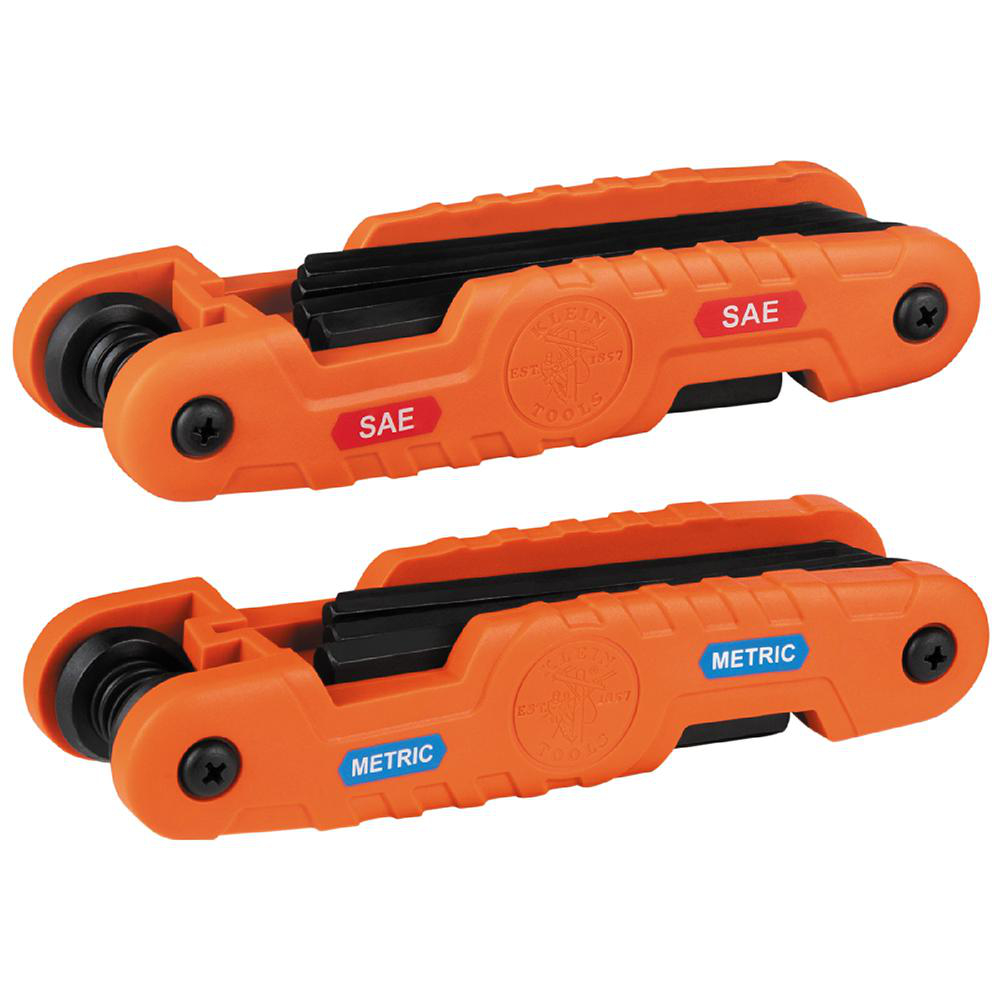 Product image for SAE, METRIC PRO FOLDING HEX KEY SET
