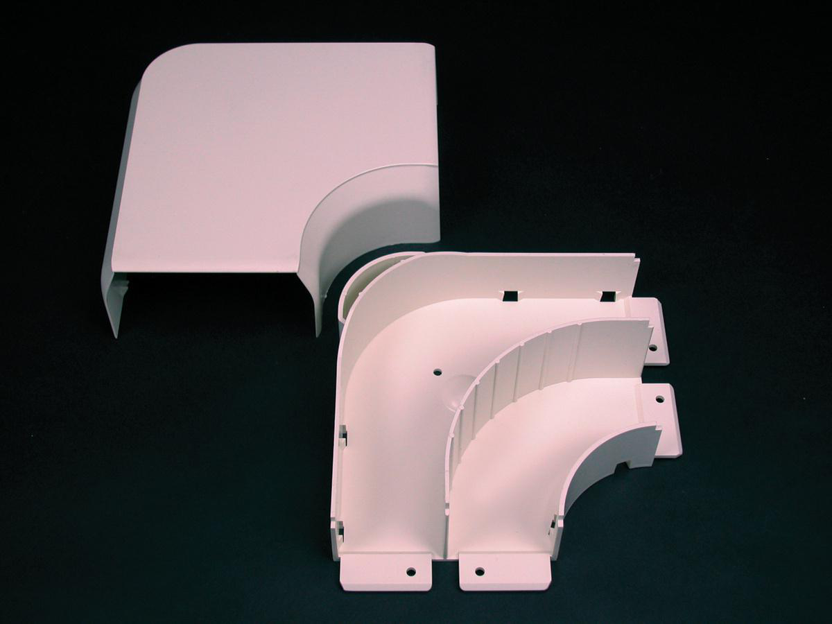 Product image for CableSmart 40N2 Radiused Full Capacity Flat Elbow Fitting