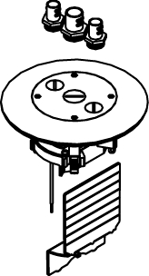 Product image for FLR BX FF ACTIVATION W/BRASS FLANGE