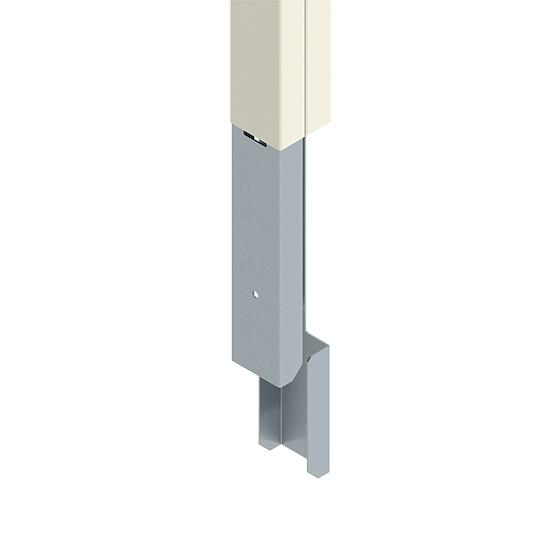 Product image for 25DTC-E5 - 25DTC Series Blank Steel Tele-Power Pole Extender