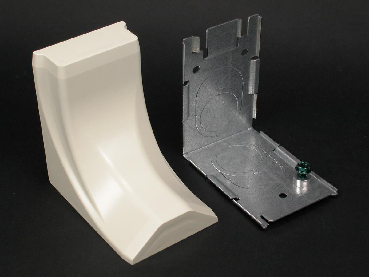 Product image for Fitting transition feed steel ivory 2-1/2x3-5/8"