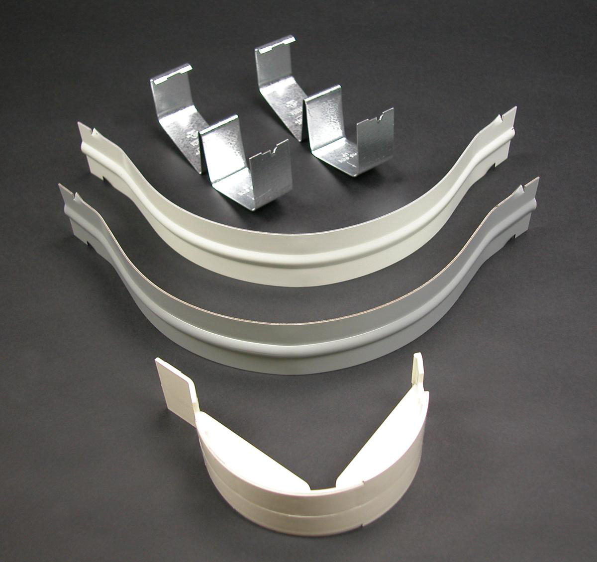 Product image for Insert divided flat elbow steel 2" radius