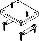 Product image for Blank Flush Carpet Plate