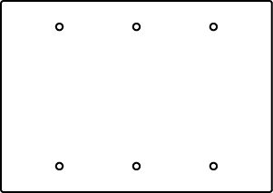 Product image for RFB9 and RFB11 Series Blank Device Plate