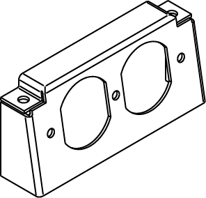 Product image for RFB4 Series Internal Duplex Bracket