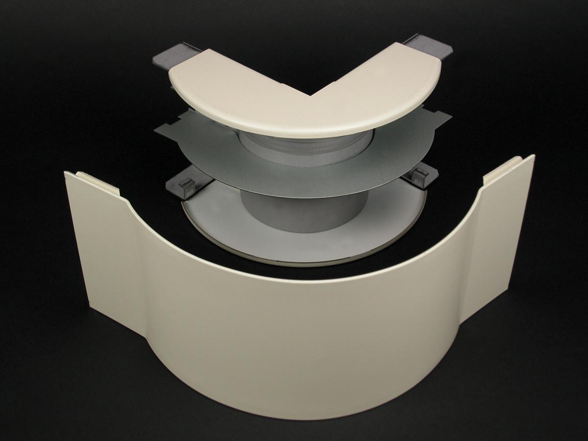 Product image for Elbow external steel grey 2"
