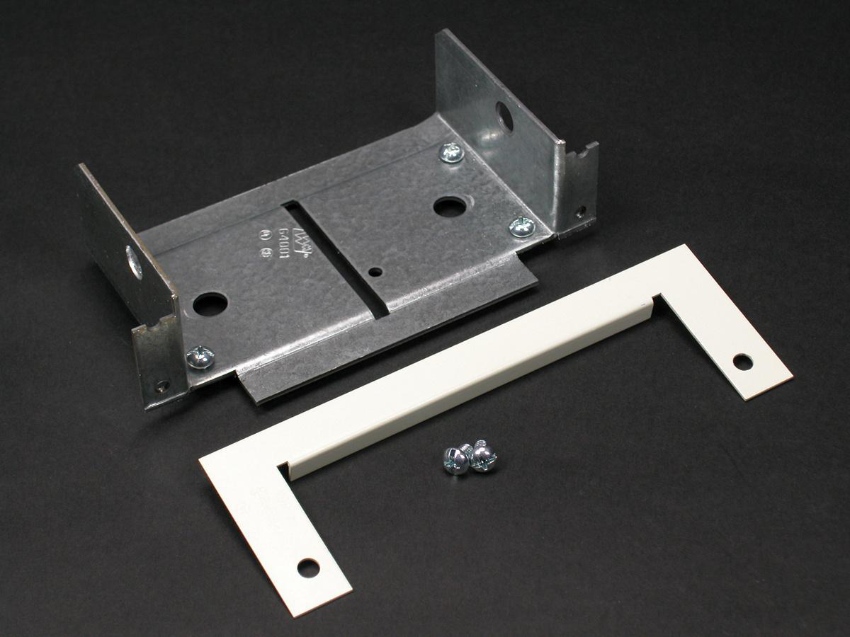 Product image for WIREMOLD G4086-A CONNECTOR PANEL STEEL GREY 4000