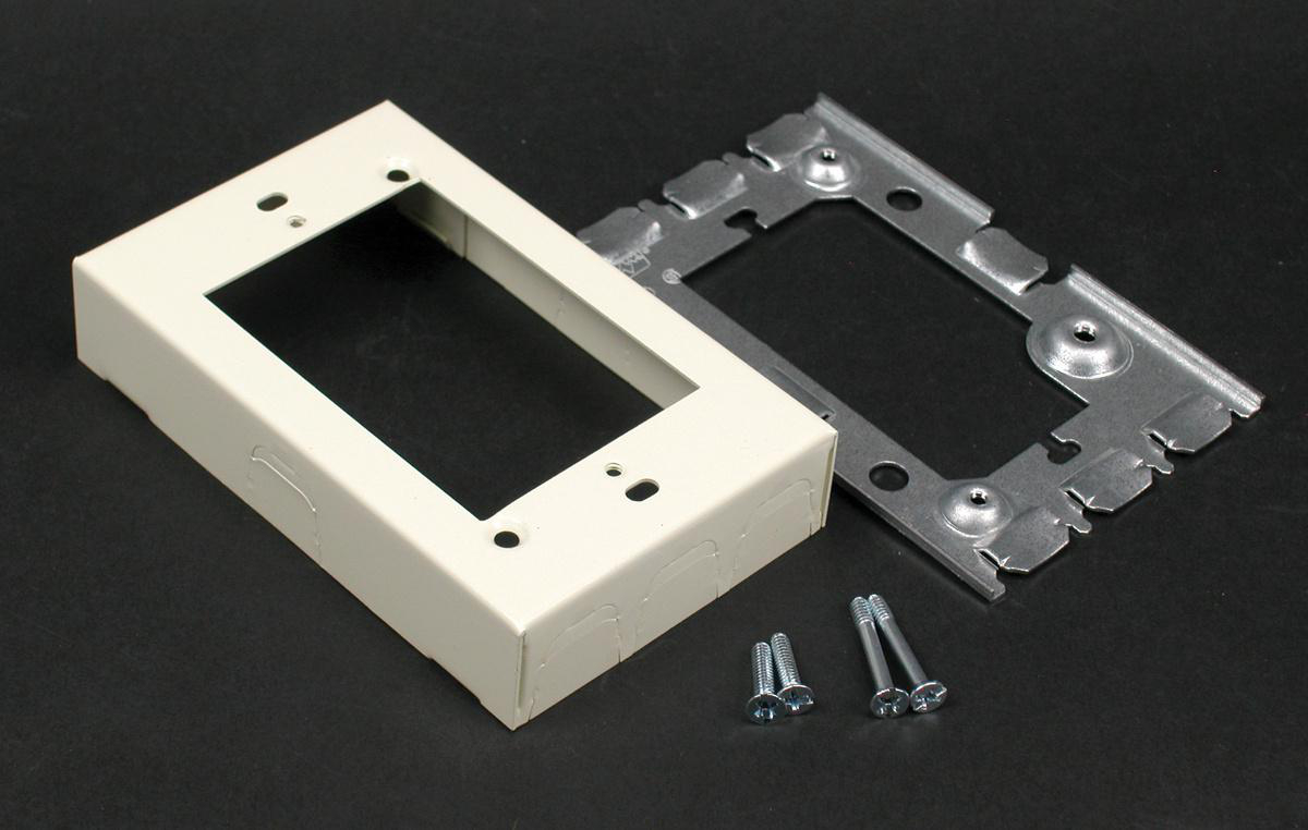 Product image for WIREMOLD V5751 EXTENSION BOX STEEL 1GANG IVORY