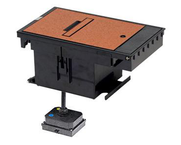 Product image for Exterior Box Cover Assembly, 2 NEMA 5-20R Locking Receptacles, Brown (COVER