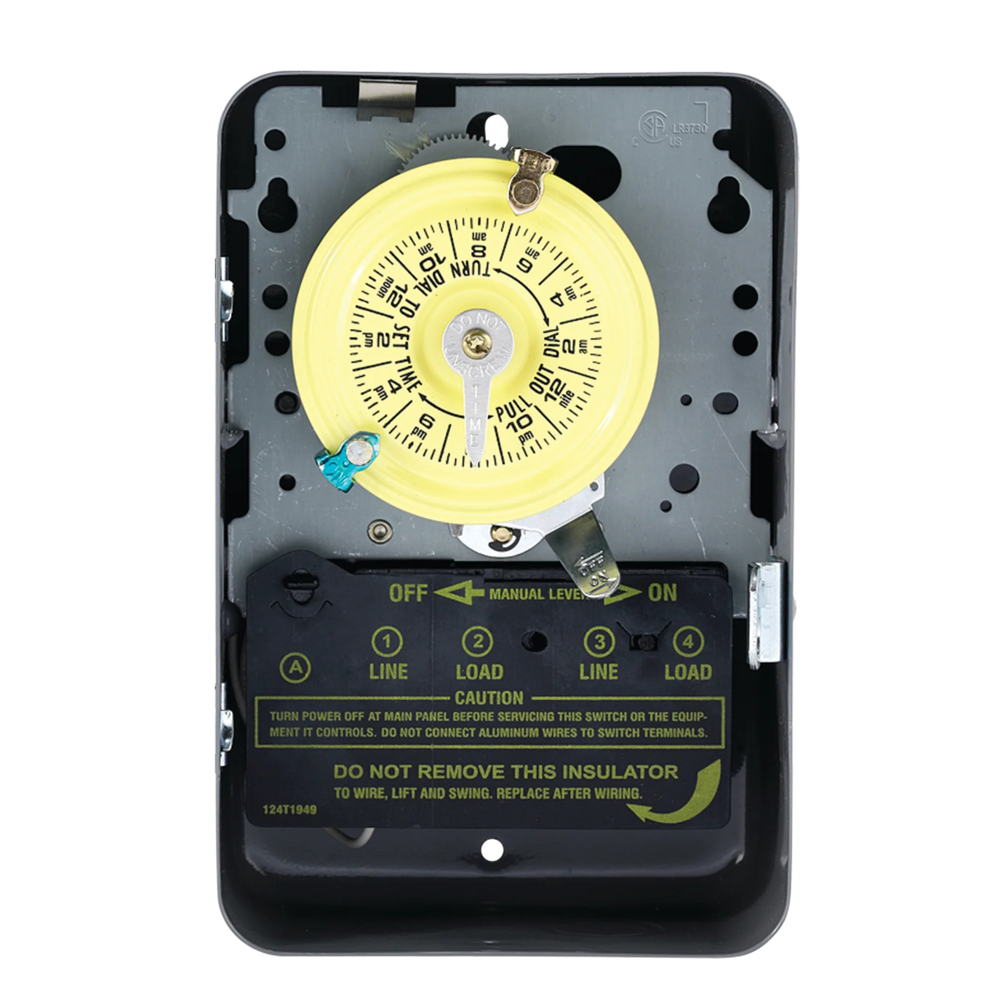 Product image for Timer indoor HD 24hrs DPST 2HP 40A 125V