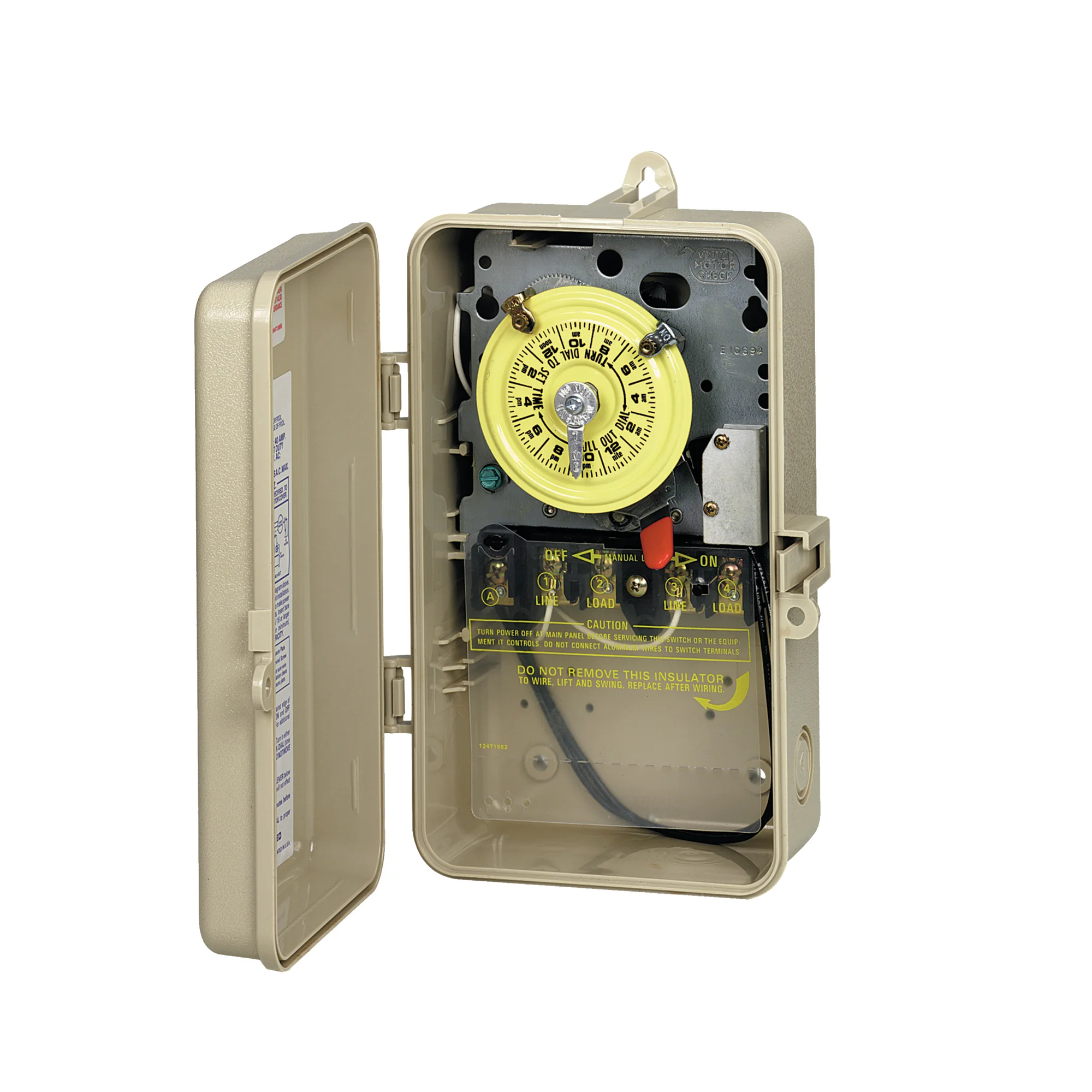 Product image for Switch time mechanical heavy-duty SPST 120V