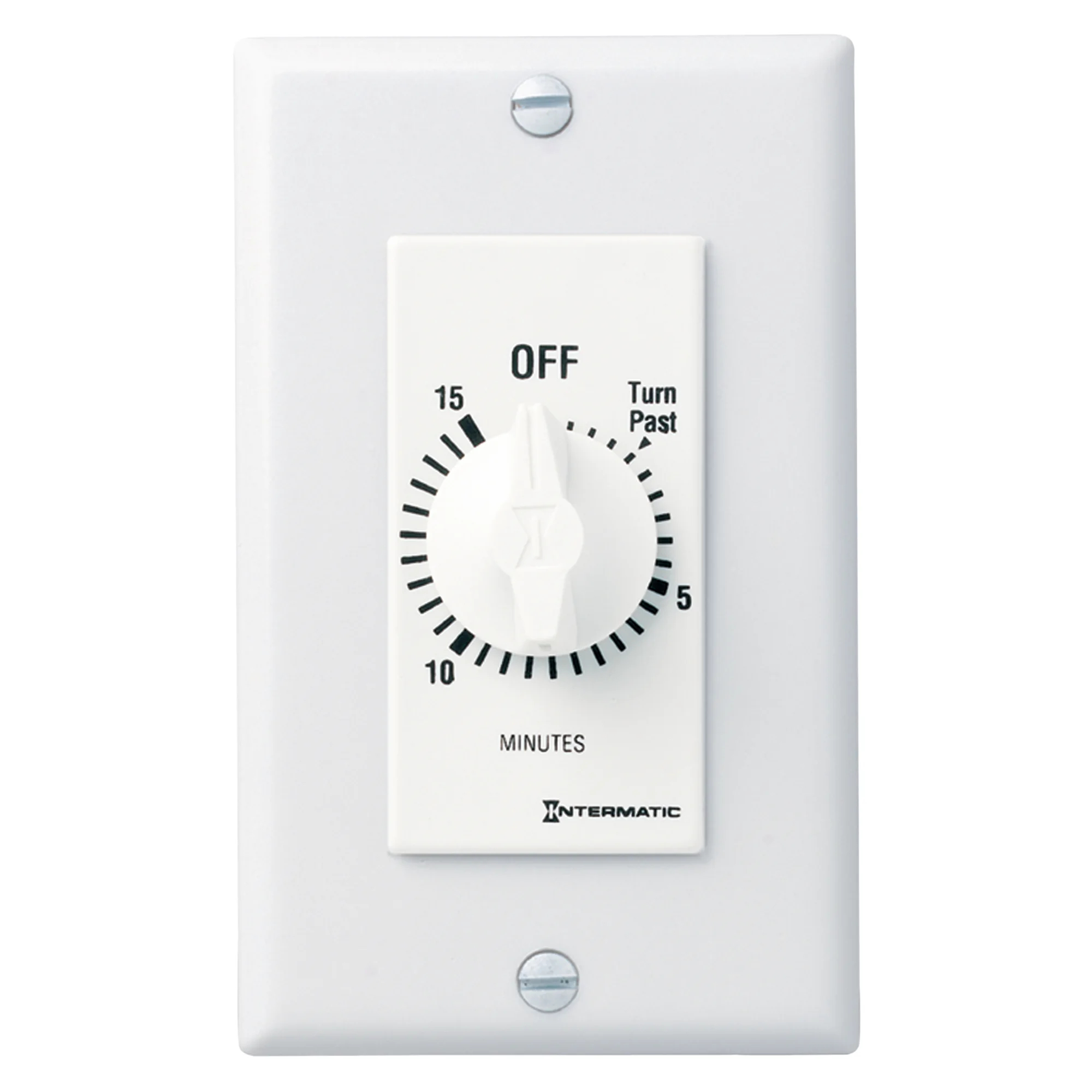 Product image for Timer mechanical 1 gang SPST 15min white