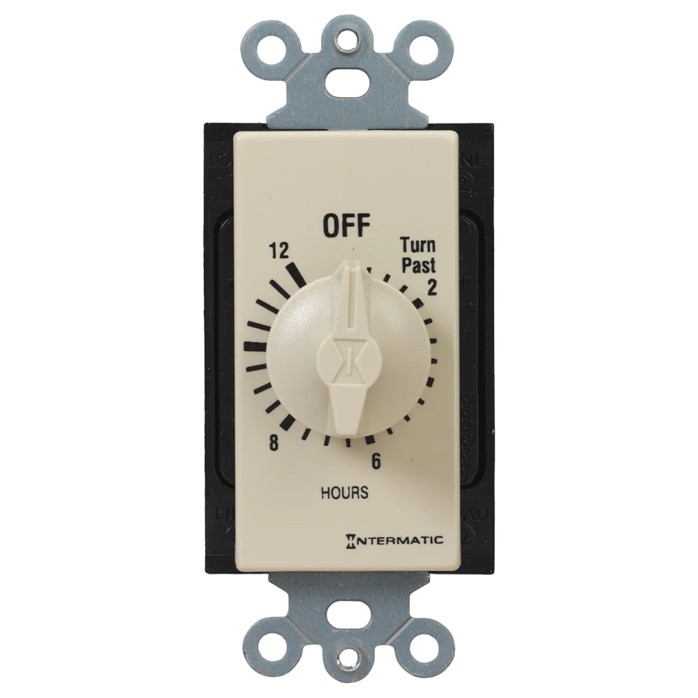 Product image for Timer auto-off SPST 12hr ivory