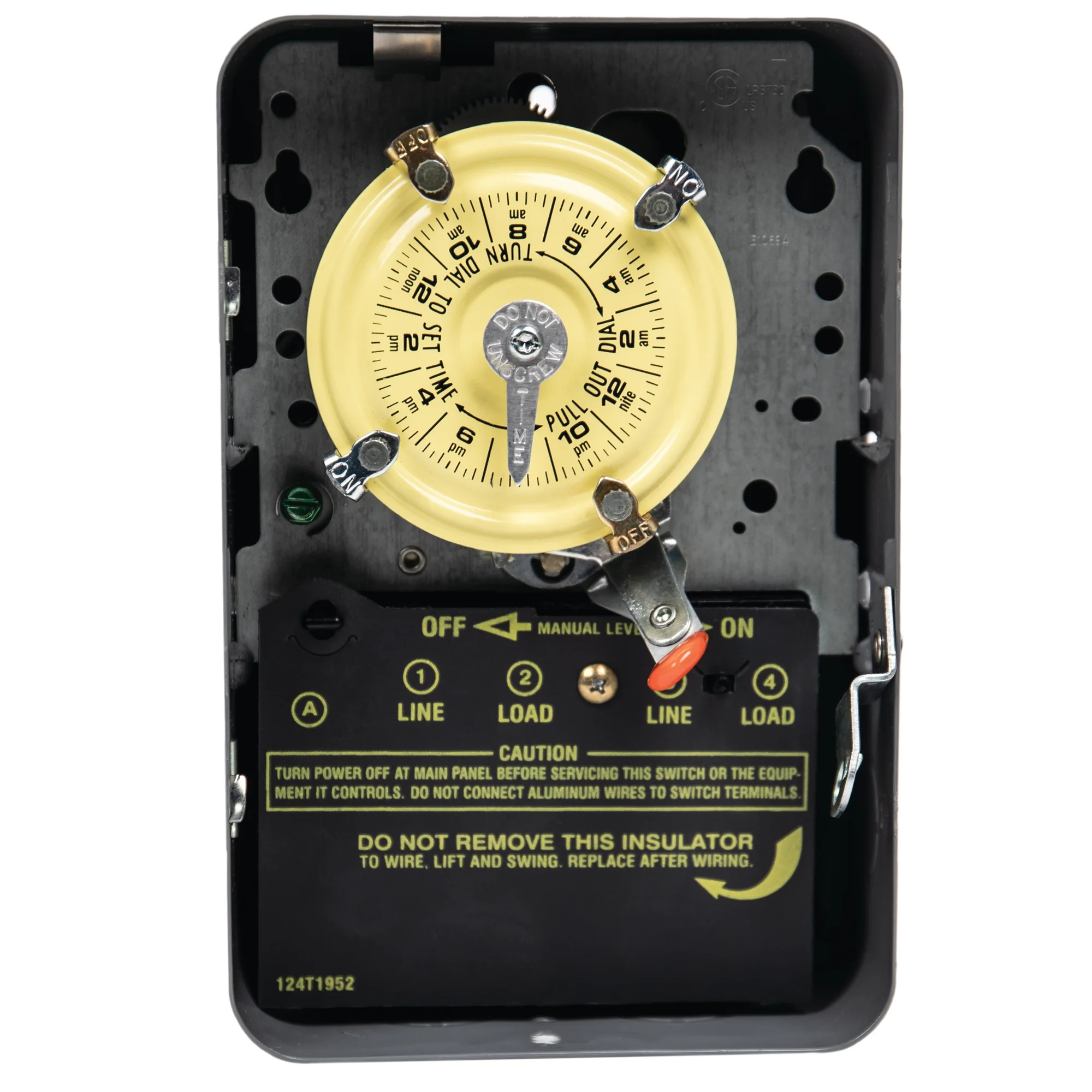 Product image for Switch time mechanical water heater DPST 40A 240V 10000W