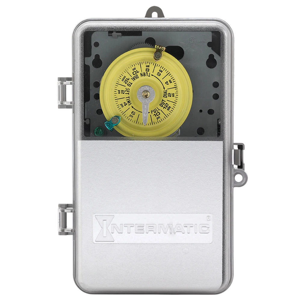Product image for Time switch mechanical HD SPST 24hr 40A 125V 2HP