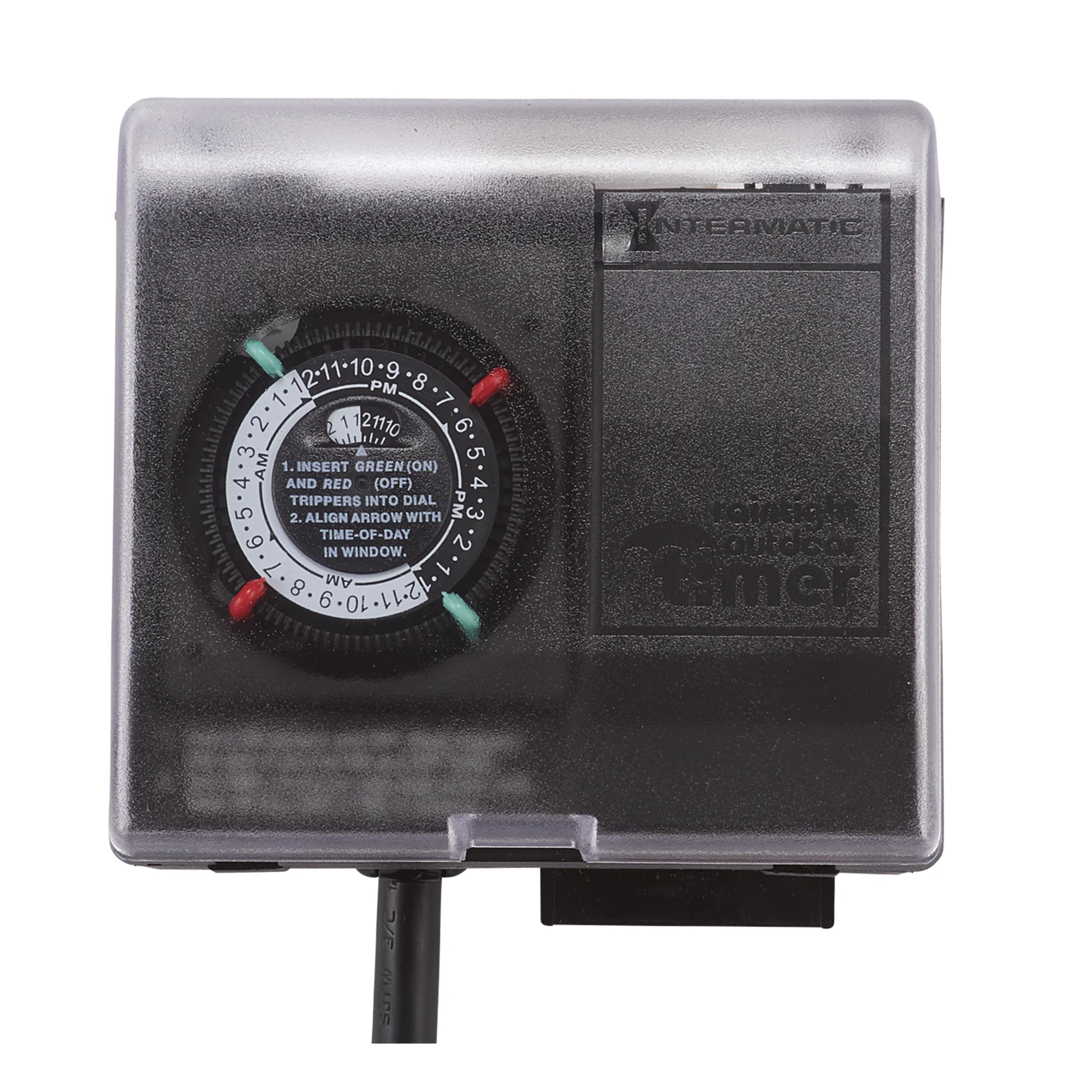 Product image for Timer outdoor heavy-duty 5L-20 plug 1HP 20A