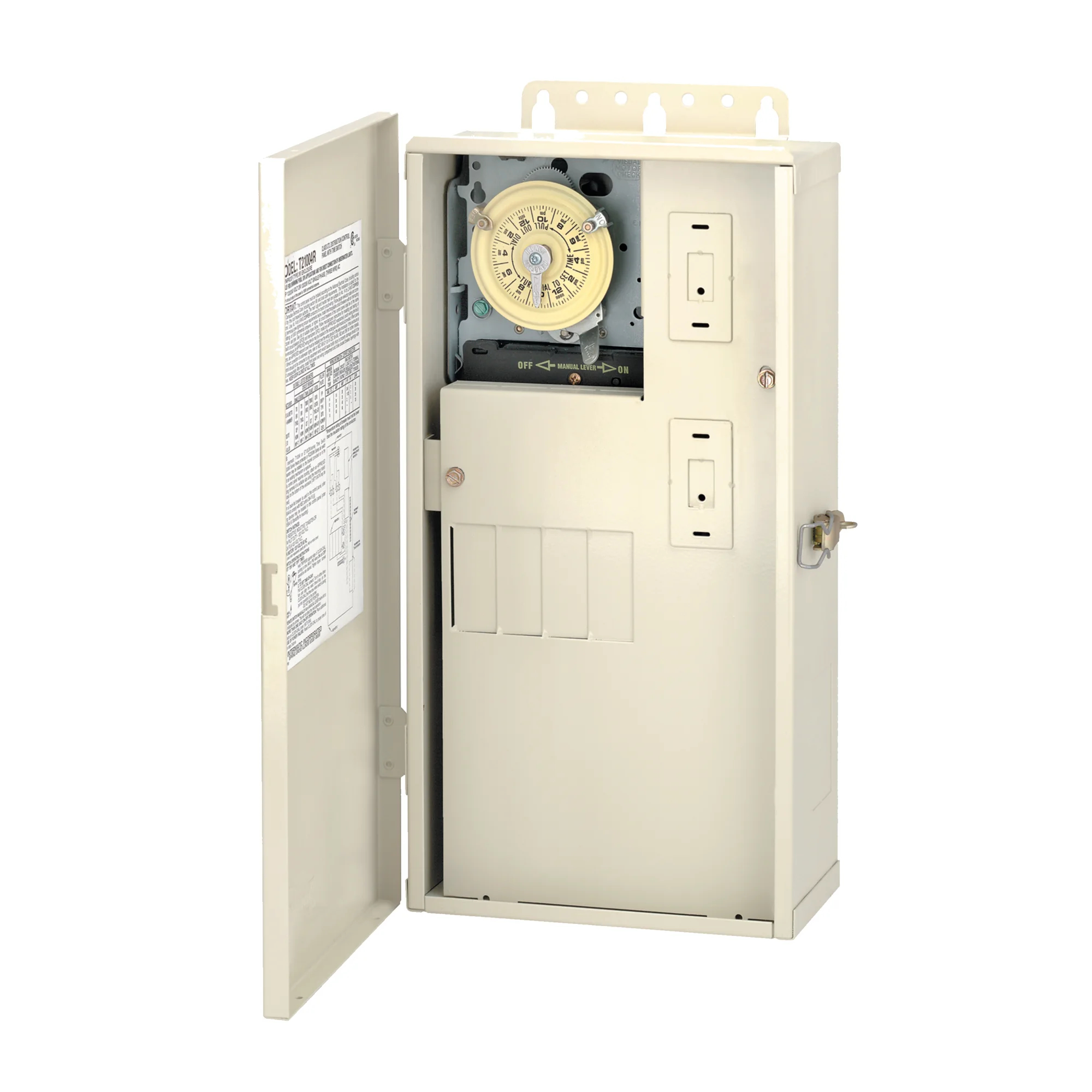 Product image for 60 A LOAD CENTER WITH T104M MECHANISM, 4-BREAKER SPACES