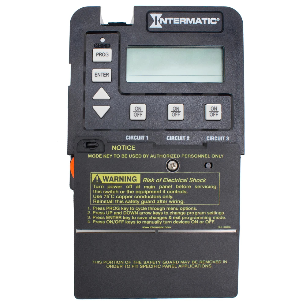 Product image for 24-HOUR TIME CONTROL, 3-CIRCUIT, MECHANISM ONLY