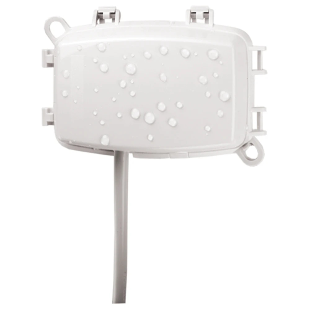 Product image for PLASTIC IN-USE WEATHERPROOF COVER, SINGLE-GANG, VRT/HRZ, 2.75" WHITE