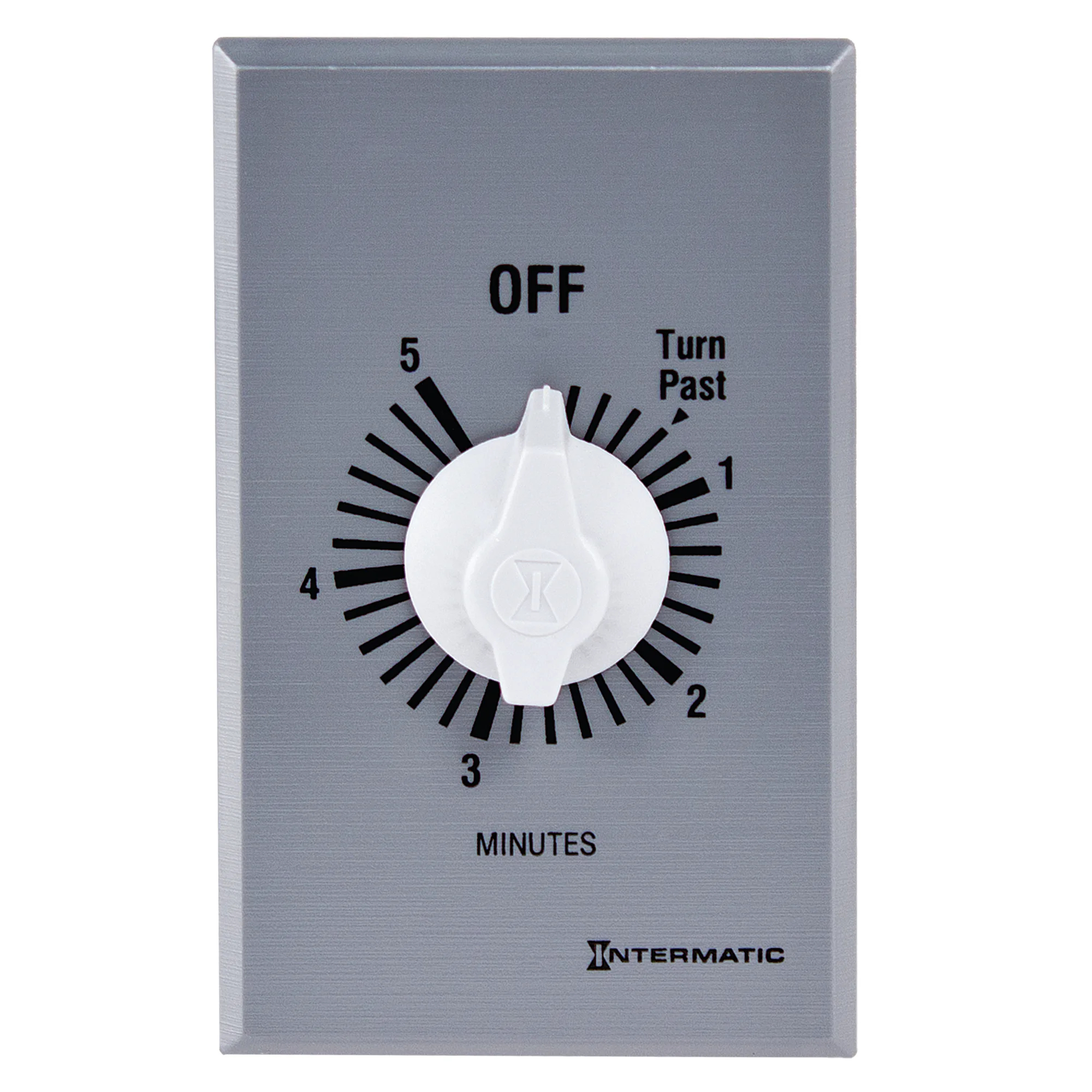 Product image for Timer auto-off 5min SPST brushed metal finish