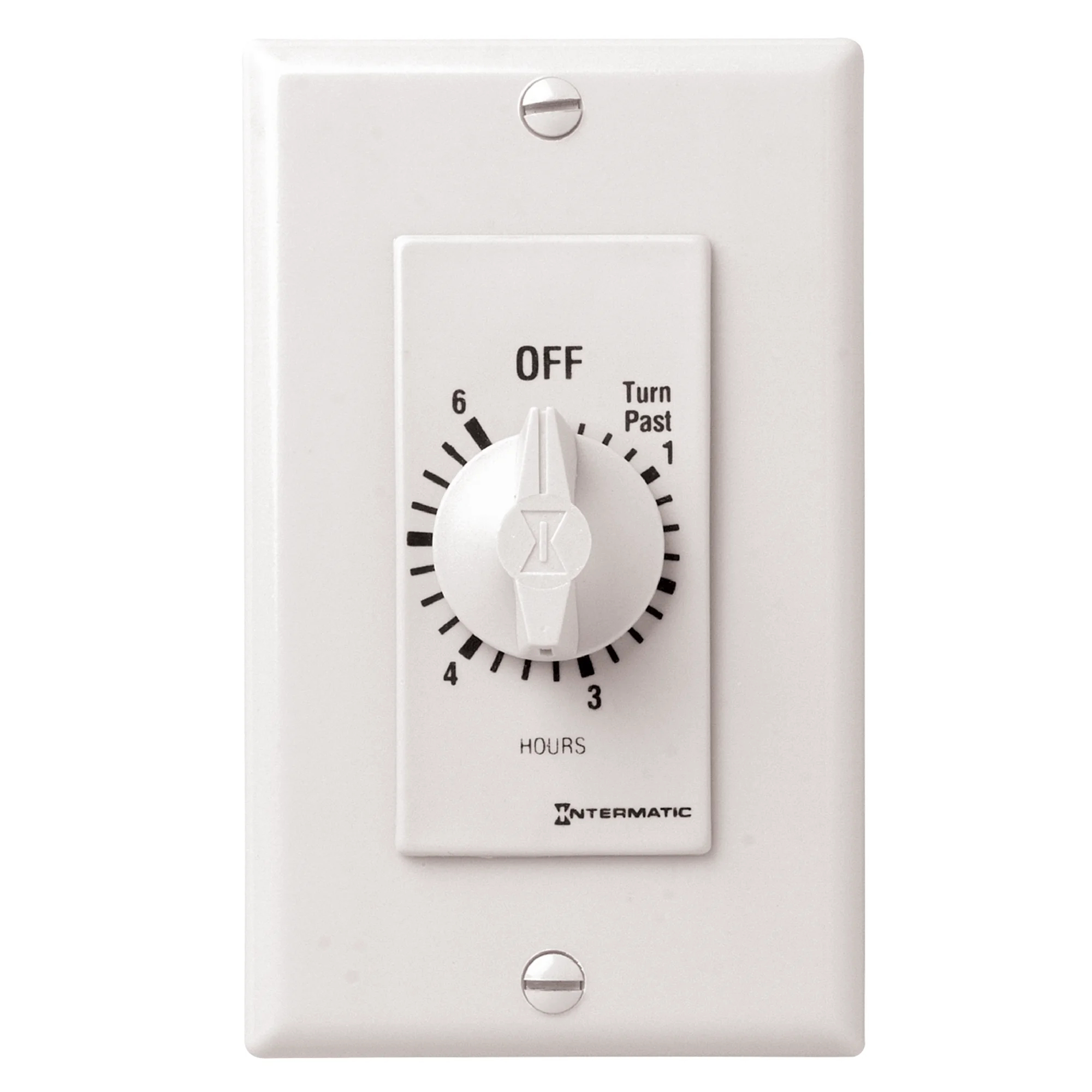 Product image for Timer mechanical 1 gang SPST 6hr white