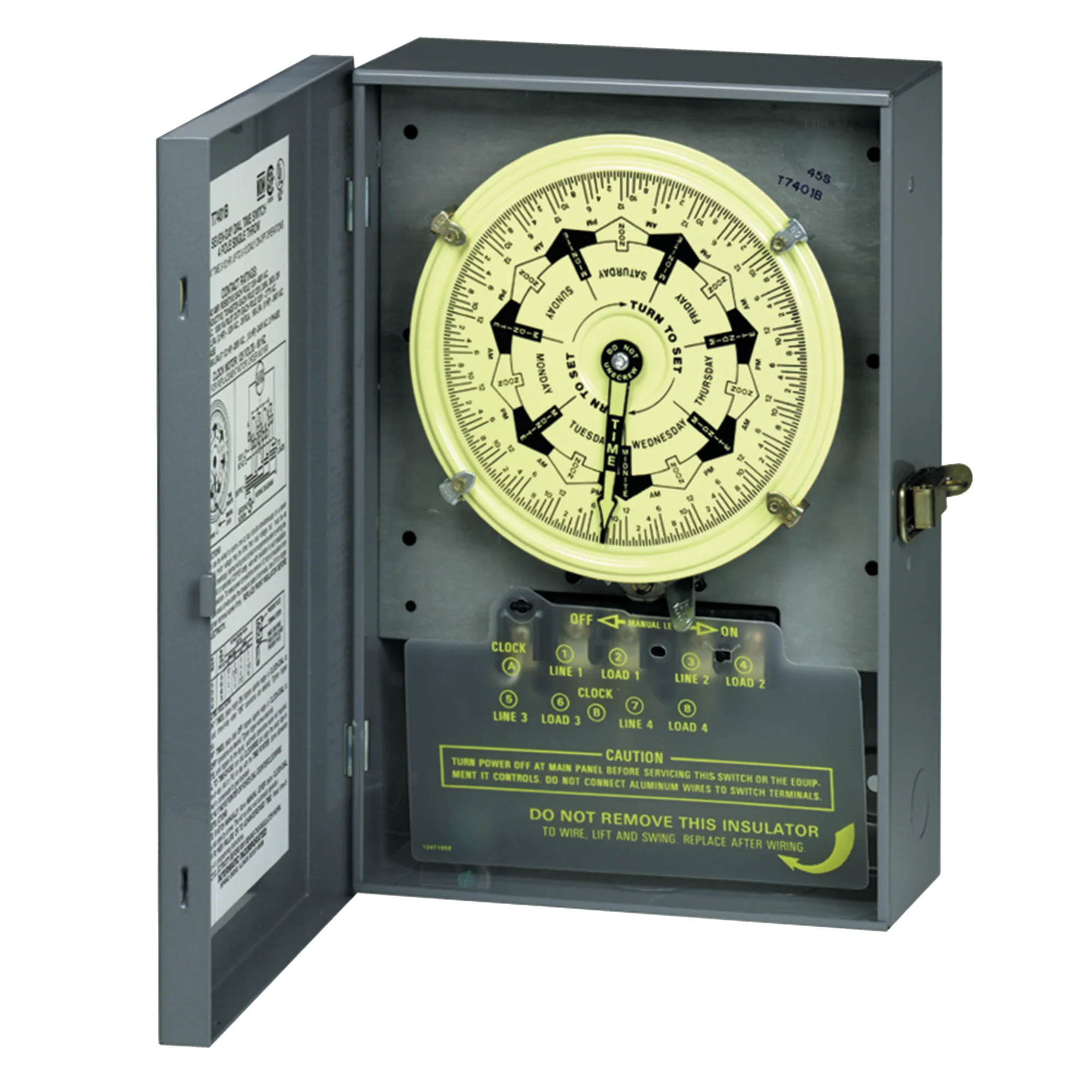 Product image for Switch Electromechanical time type-1 2NO/2NC 125V