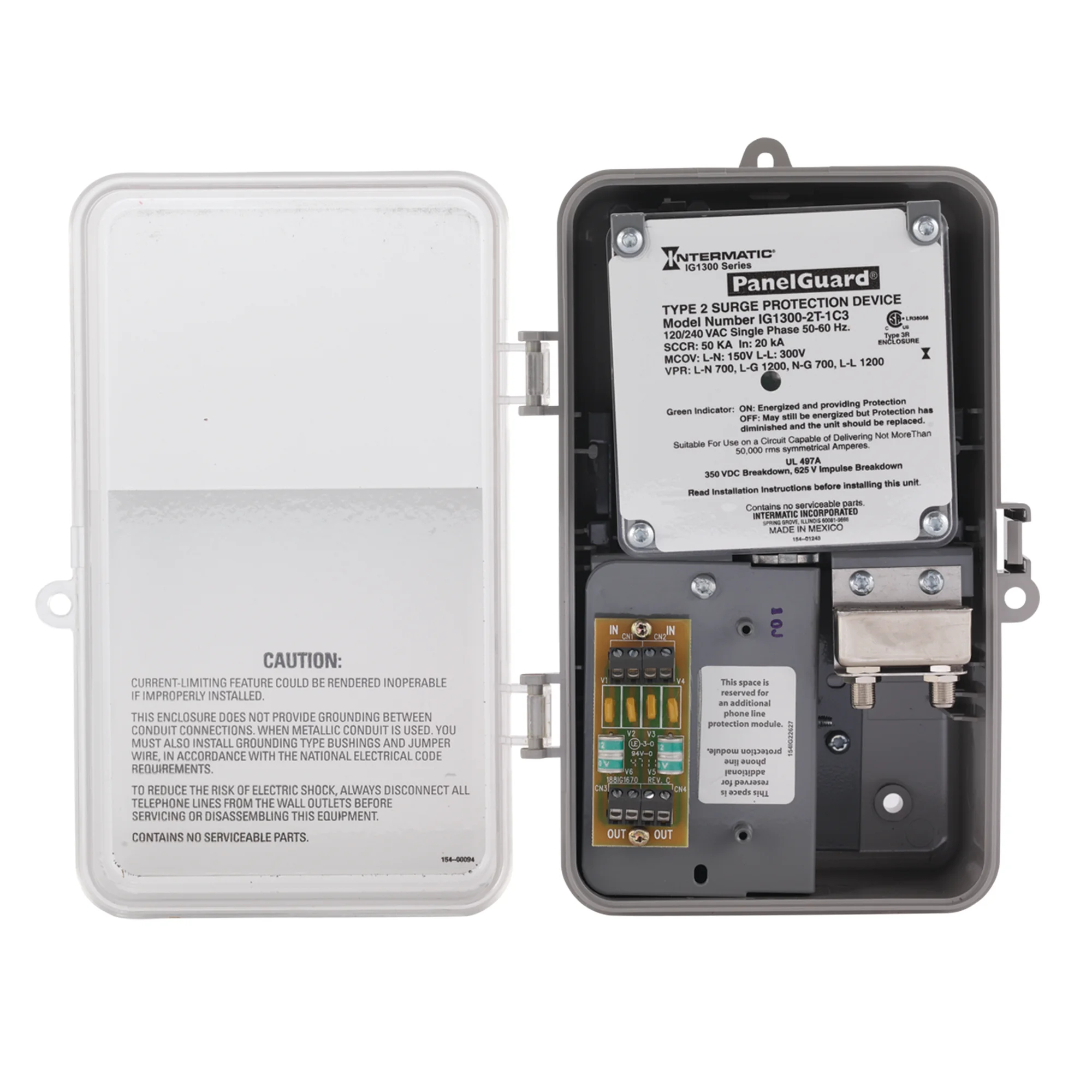 Product image for Surge proctector 50kA 120/240V SPD NEMA 3R