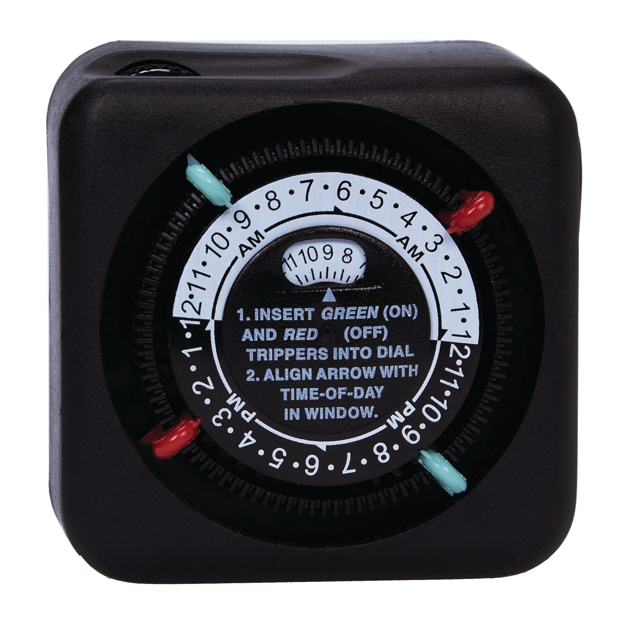 Product image for 24-HOUR OUTDOOR MECHANICAL PLUG-IN TIMER