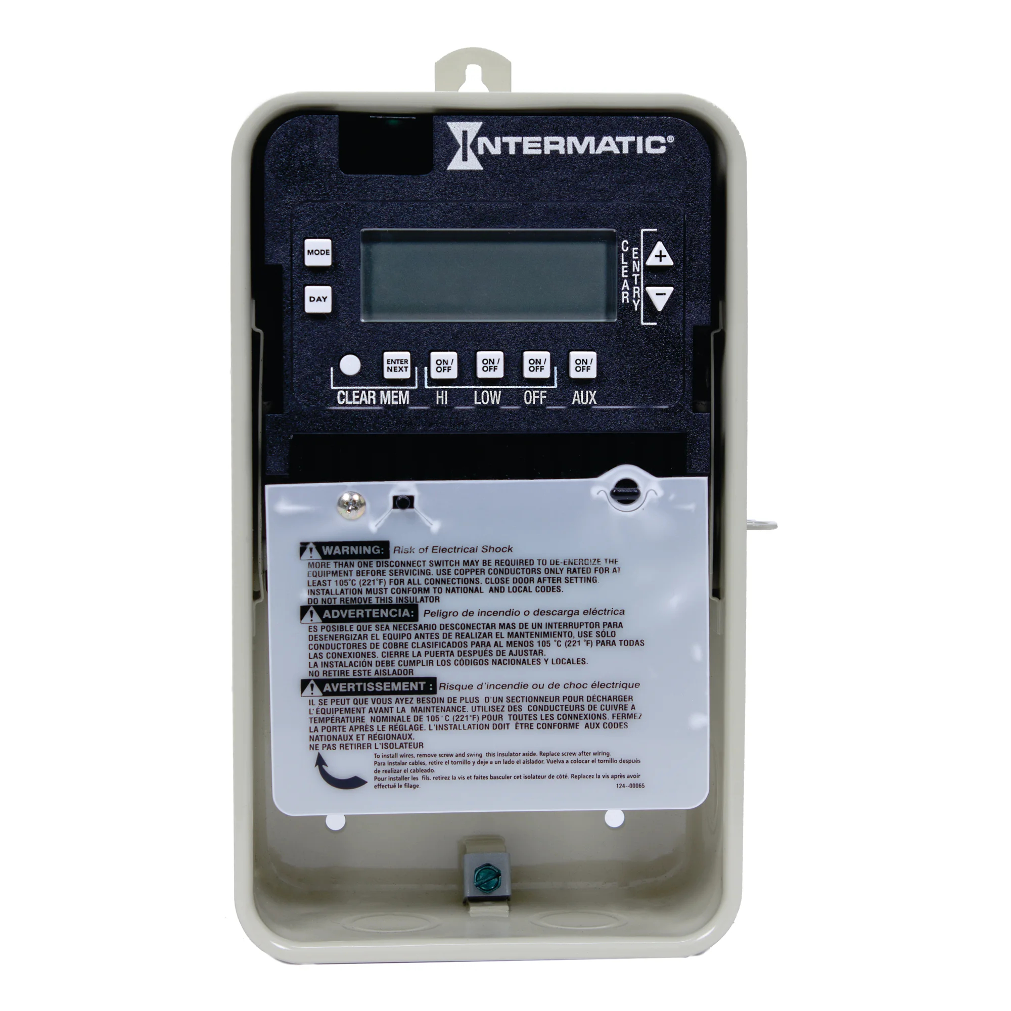 Product image for ELECTRONIC PUMP MOTOR CONTROLLER WITH SEASONAL ADJUSTMENT, 4-CIRCUIT, TYPE 3R METAL ENCLOSURE