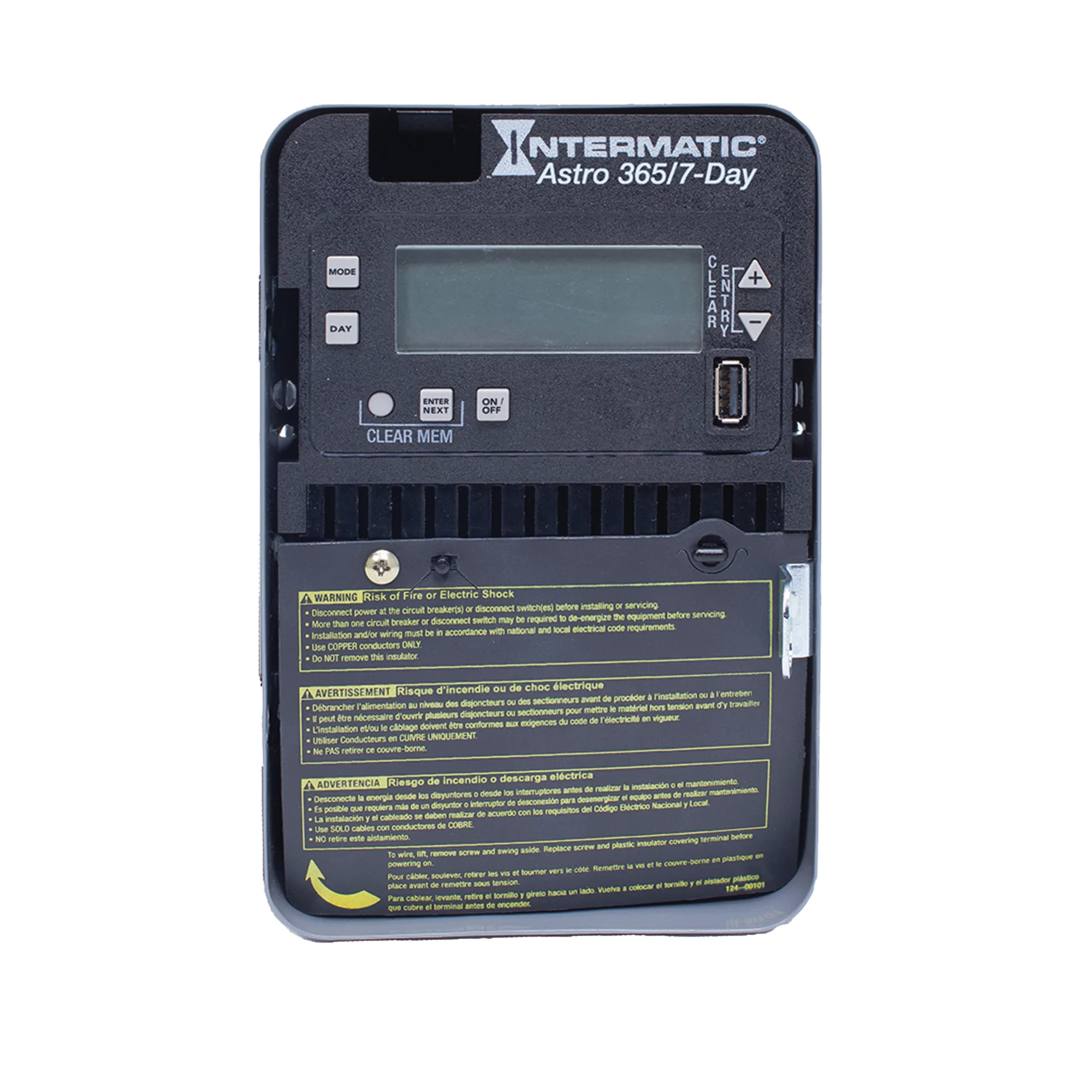 INTERMATIC ET2805C TIMER 365/ 7DAY ELECTRONIC SPST 120V- 277VAC 30A