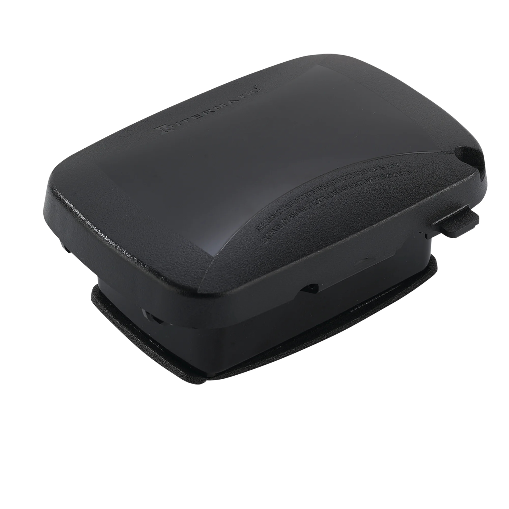 Product image for EXTRA-DUTY PLASTIC IN-USE WEATHERPROOF COVER, SINGLE-GANG, VRT/HRZ, 2.25" BLACK