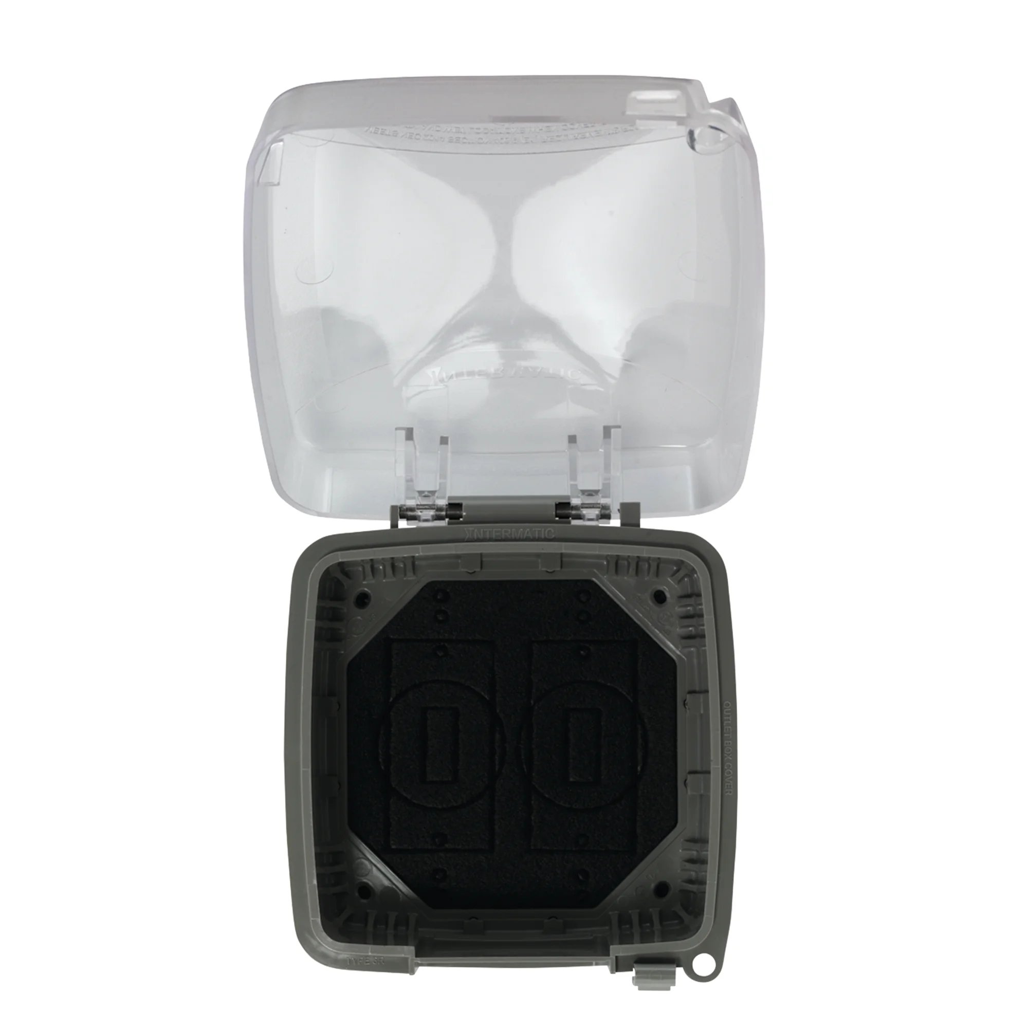 Product image for INTERMATIC WP5225C COVER 2GANG IN USE WEATHERPROOF EXTRA DUTY VERTICAL 2 DEVICES