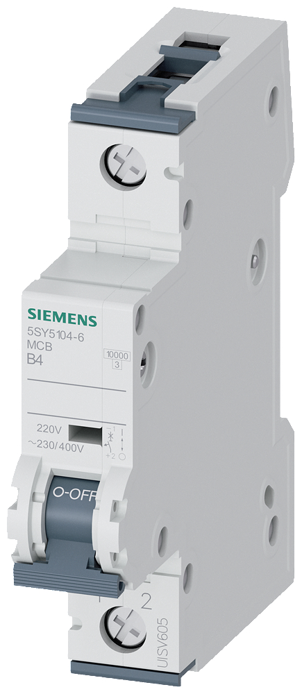 Product image for SUP PTOR 5SY5 1P IEC 230V 4A 10K B-TRIP